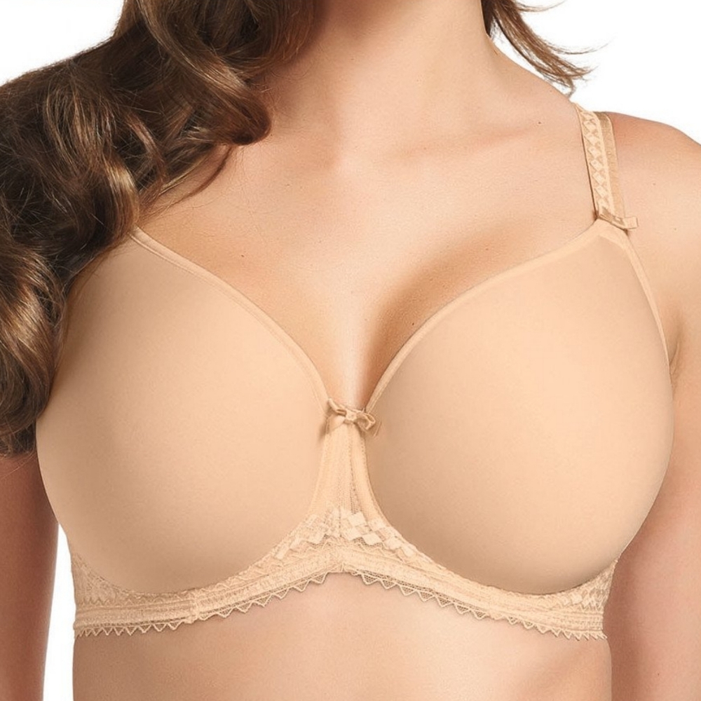 Fantasies Rebecca Padded Bra in Sand UK 32G